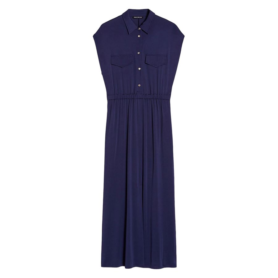 IONE ABITO PIQUET DI VISCOSA STRETCH Penny Black | 2411621026200003